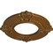 Ekena Millwork Benson Ceiling Medallion (Fits Canopies up to 4 1/8"), 9"OD x 4 1/8"ID x 5/8"P, Smokey Topaz CM09BNSTF - alternate 3